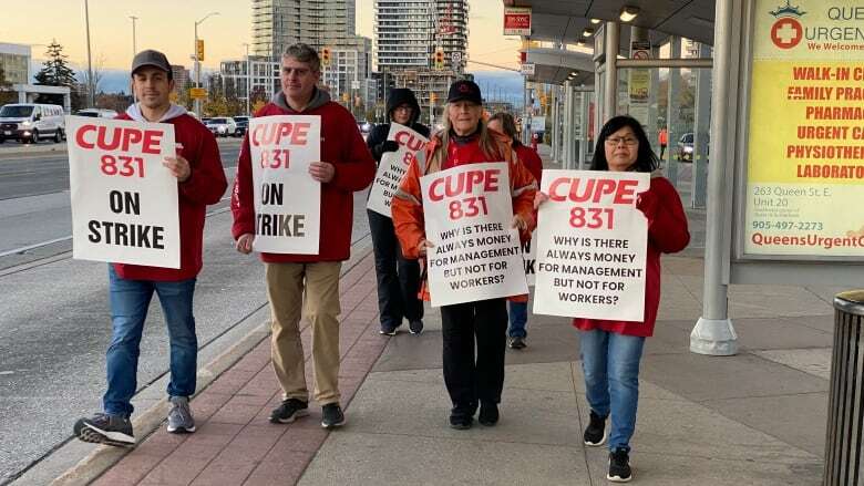 1,200 Brampton municipal workers on strike as city warns of service disruptions