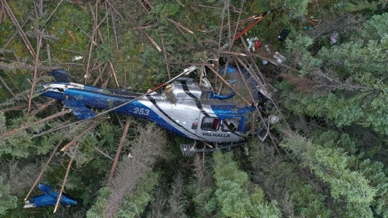 Engine failure caused fatal crash of helicopter involved in wildfire fight in northern Alberta
