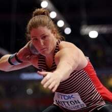 Sarah Mitton sets new Canadian shot put record with world-leading throw