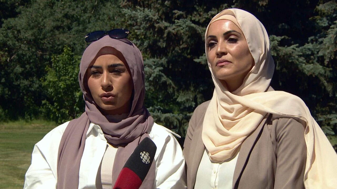 Rally held in Edmonton after man attacks 2 Muslim women