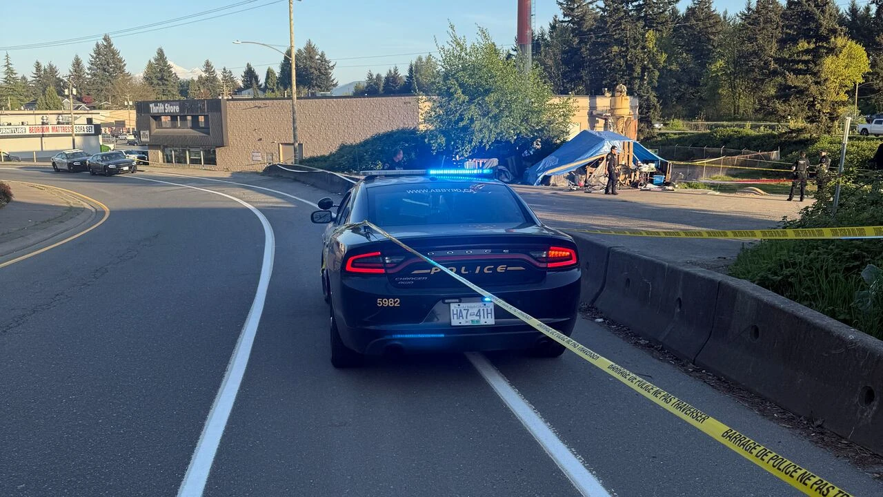 Man killed in fire at Abbotsford homeless encampment, police say