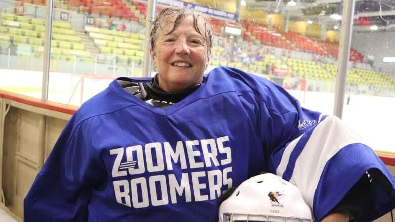 She fought for girls' hockey decades ago. Now she's back on the ice at the Canada 55+ Games