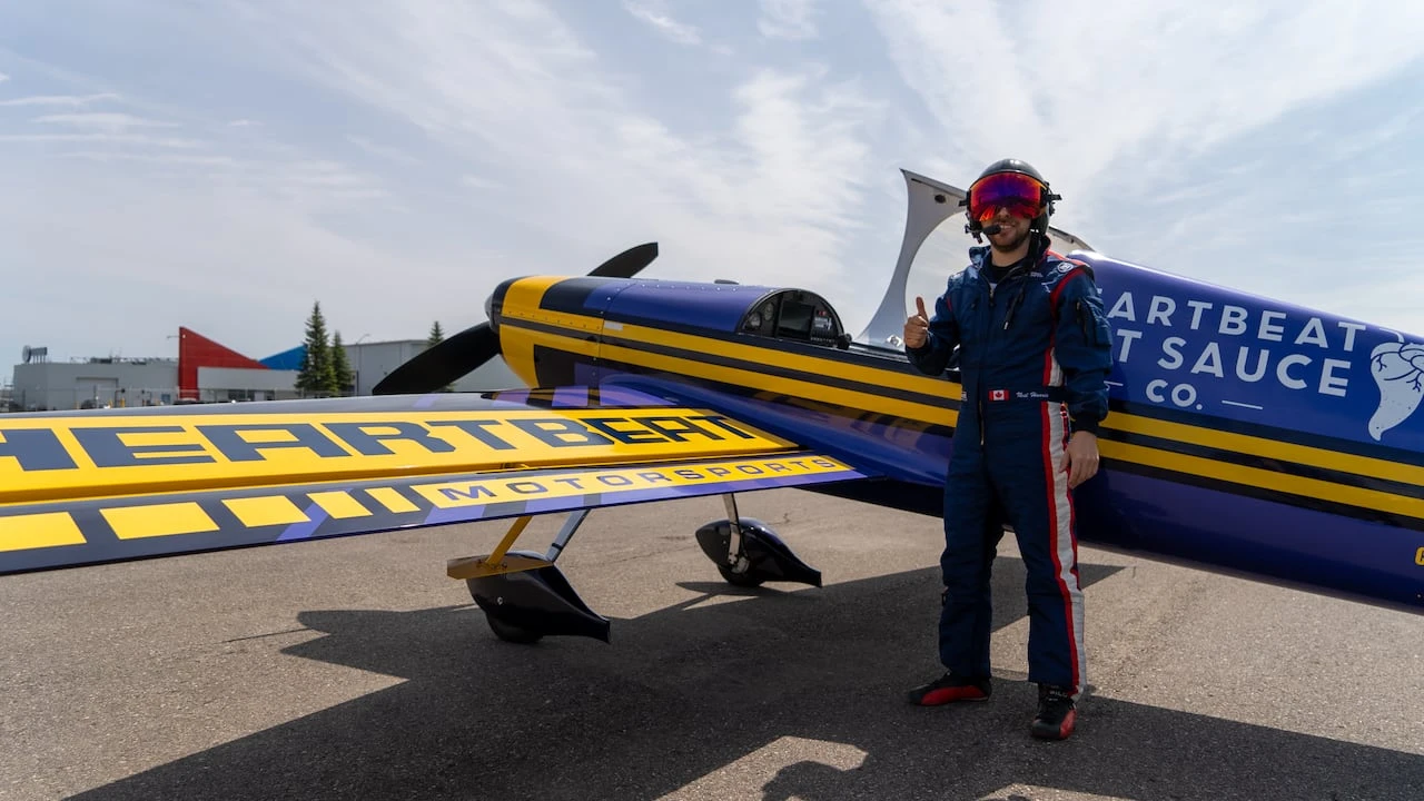 Pilot Neil Harris brings aerobatic skills to hometown