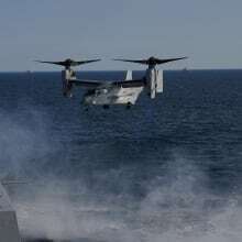 U.S. military grounds Osprey V-22s after deadly crash, possibility of mechanical failure