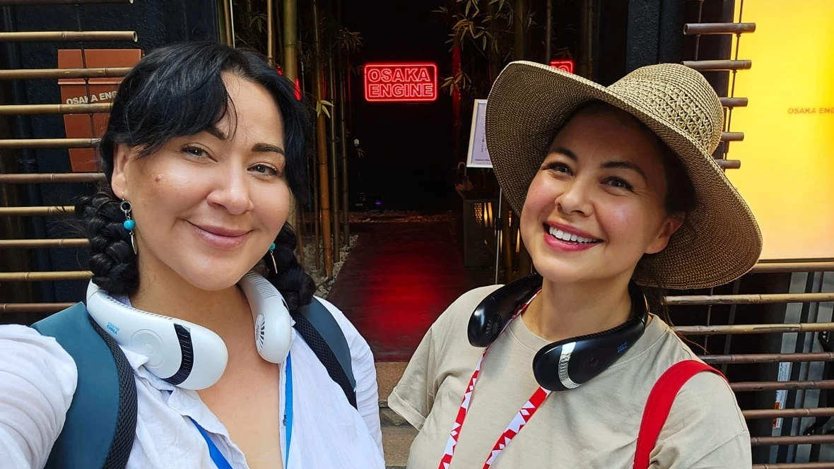 Throat singing duo PIQSIQ celebrates Inuit culture at Japanese festival