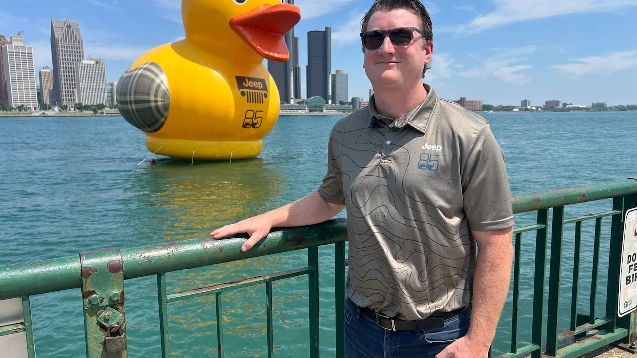 This is why a giant inflatable duck took over Windsor's waterfront
