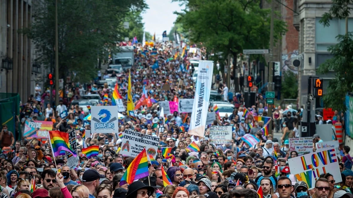 Long criticized for its neutrality, Montreal Pride condemns 'genocide in Gaza'
