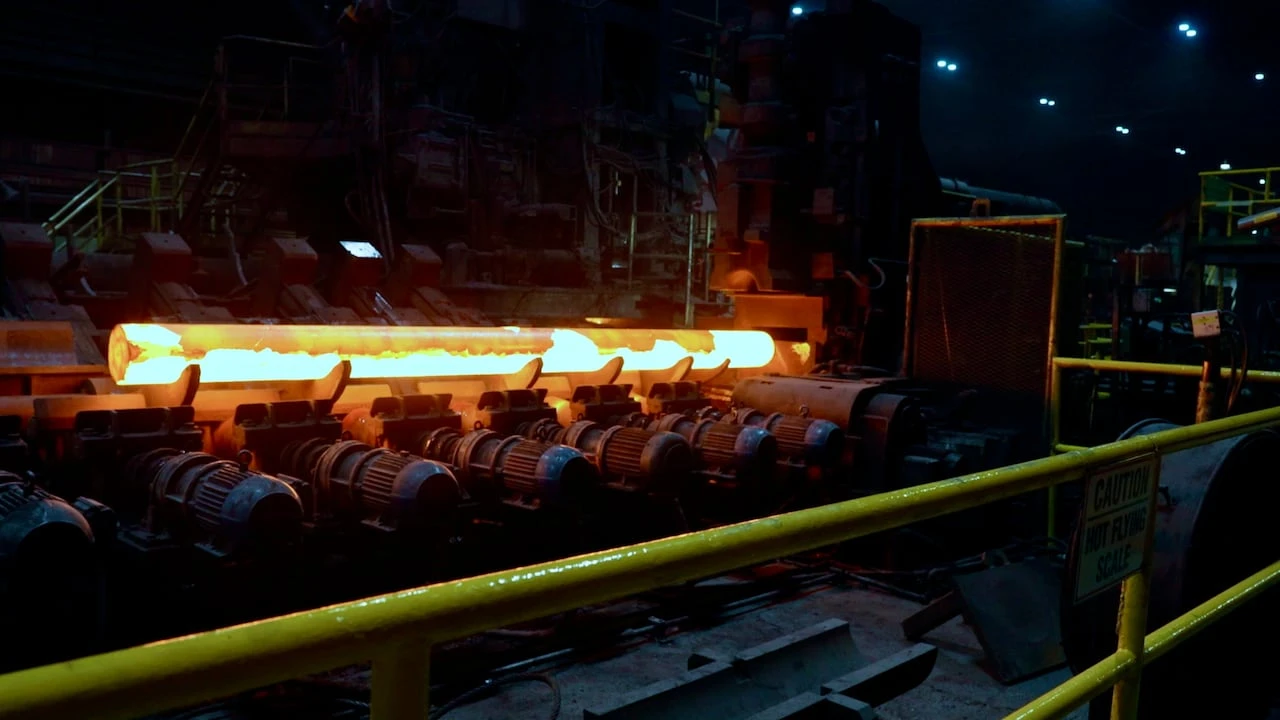 A rare look inside the Tenaris steel pipes facility in Sault Ste. Marie