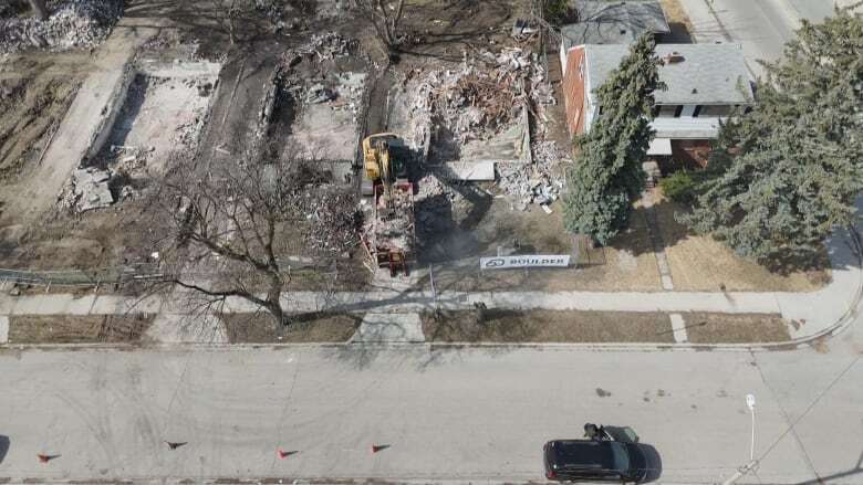 More than a dozen vacant homes are being demolished in Sandwich Town