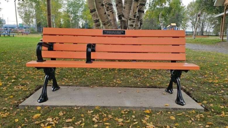 This bench is meant to commemorate Indigenous reconciliation. Critics call it hostile architecture