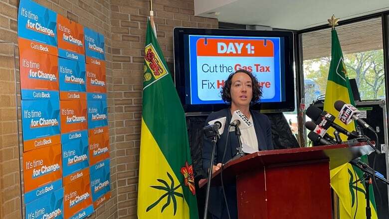 Saskatchewan NDP say 1st priority if elected is to slash the gas tax