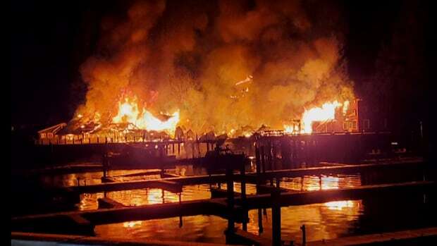 Fire destroys historic pier, whaling museum on Vancouver Island