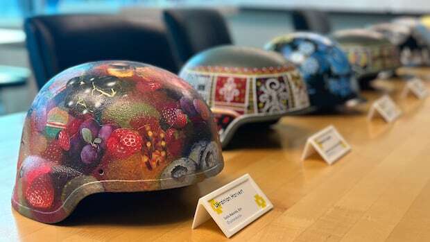 Architecture firm to turn Ukrainian military helmets into symbols of hope for future