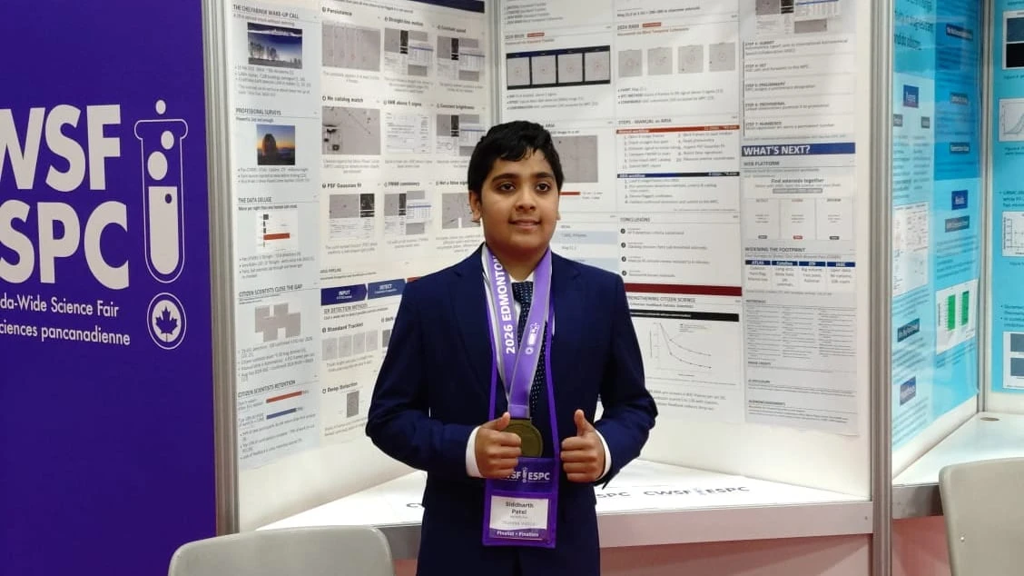 13-year-old Londoner wins top prize at national science fair for his work in asteroid detection
