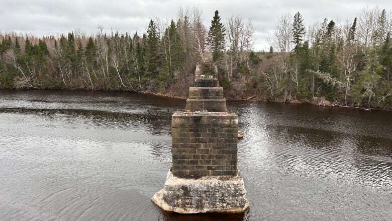 Scoudouc River piers were part of first railway in New Brunswick