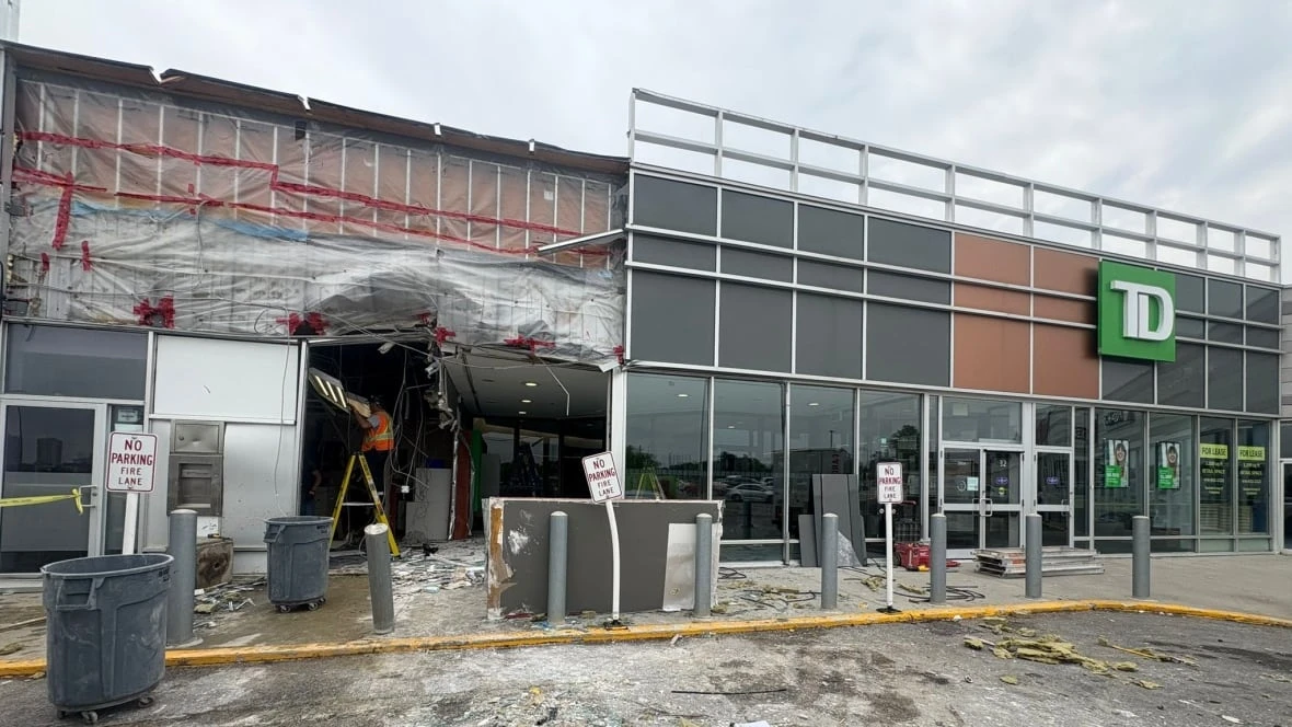 Thieves stole an ATM machine from TD branch in Brampton, bank says