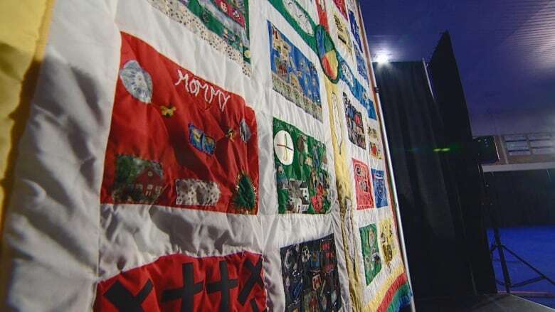 Quilt sewn with stories from residential school survivors passed to Sask. Polytechnic