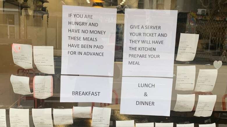 2 Toronto restaurants are offering free meals to those in need. But some say they shouldn't have to