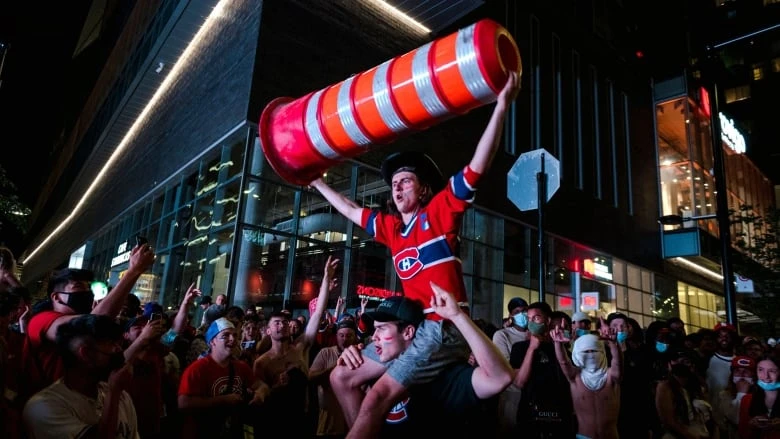 In the home of the Habs, to raise the traffic cone is to raise the Stanley Cup