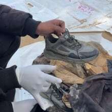 He identified his nephew's remains from his shoe, as search underway in Gaza to recover bodies