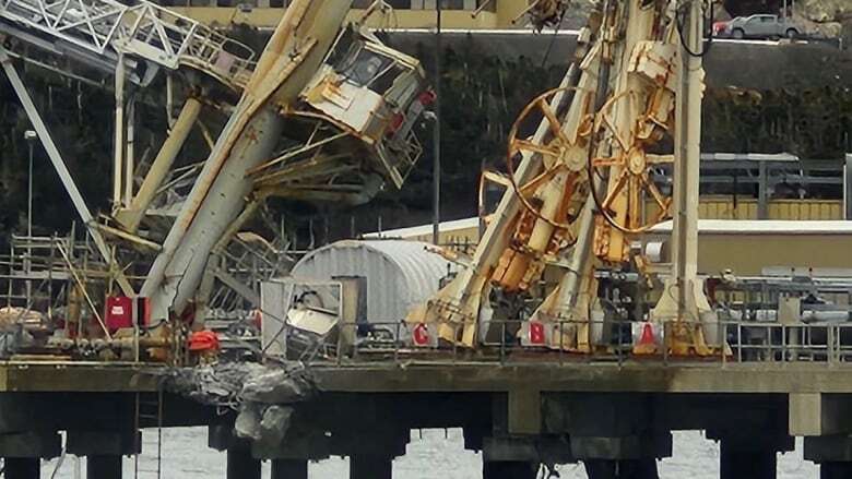 Photos reveal extent of damage to Whiffen Head oil terminal, tanker following collision