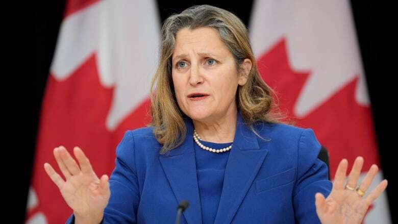 Freeland doesn't commit to meeting her own deficit target in fall economic statement