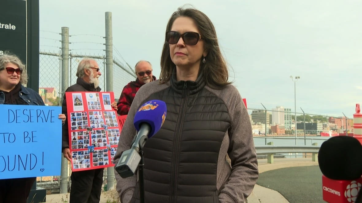 Protesters demand more search and rescue resources in Labrador on anniversary of vessel lost at sea