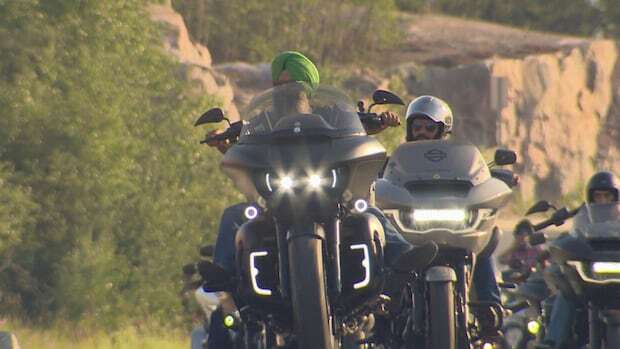 Sikh motorcycle club rumbles into Yellowknife on a mission