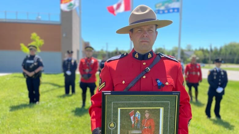 Why an RCMP officer on P.E.I. wanted to pay tribute to comrade killed in Saskatchewan