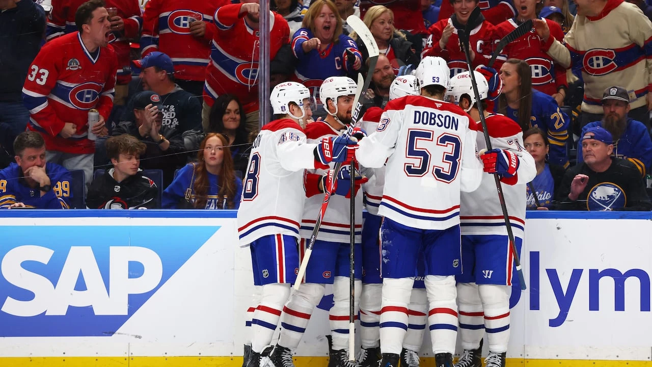 Canadiens dominate Sabres 5-1 to even series heading back to Montreal