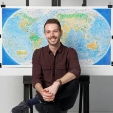 Artist redraws the world with 1,642 free-roaming animals — and no humans