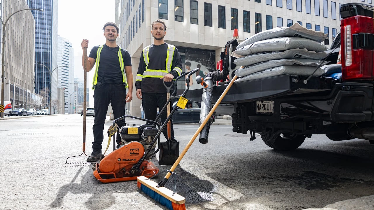 This Montreal pothole vigilante is on a mission to patch up the city