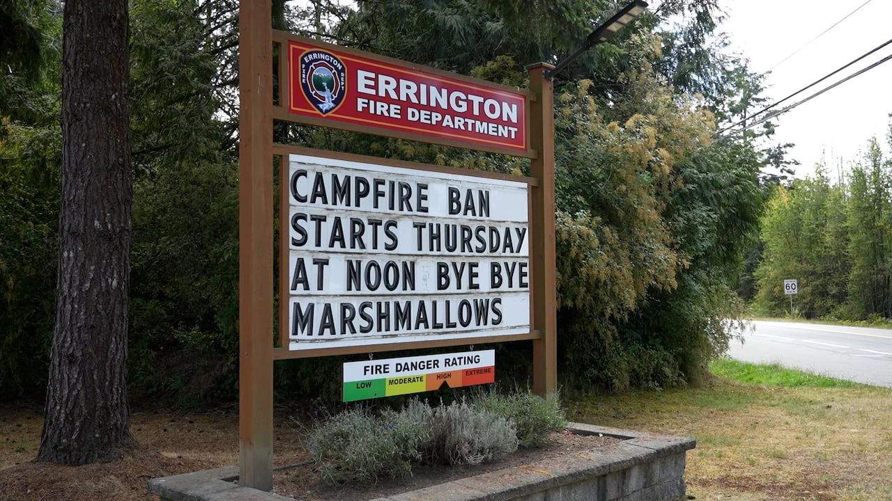 Campfire ban coming to B.C.'s South Coast and Vancouver Island