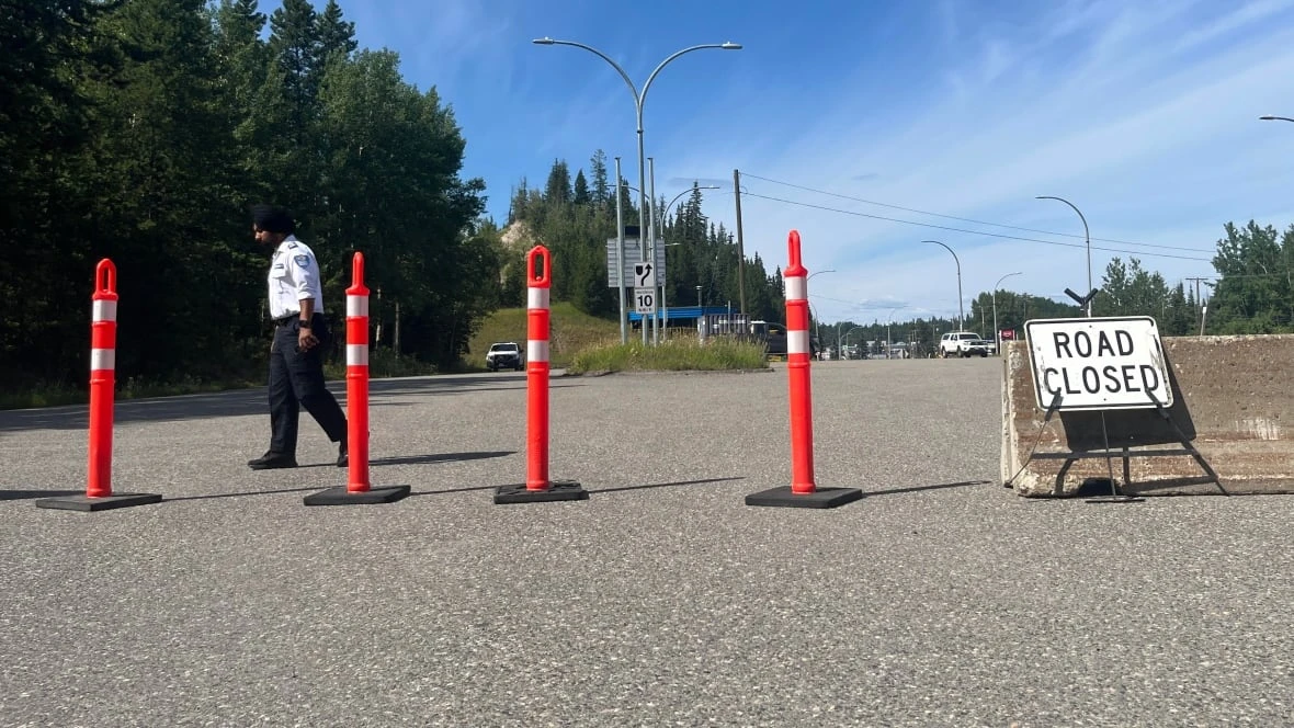 Prince George RCMP investigate whether 2nd weigh scale arson and graffiti targeted at traffic officer