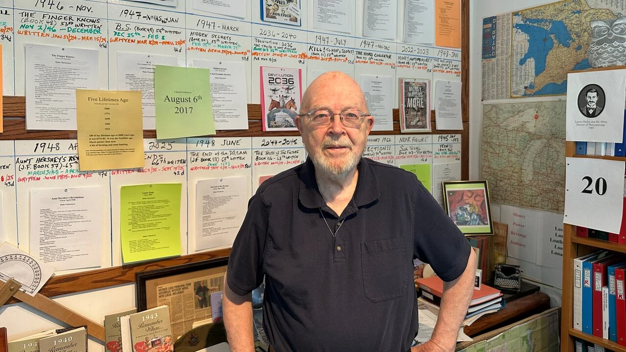 This Stratford, Ont., senior has written 71 mystery novels in under a decade