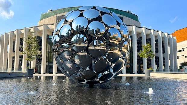 What’s this massive orb doing in Montreal’s Quartier des Spectacles?