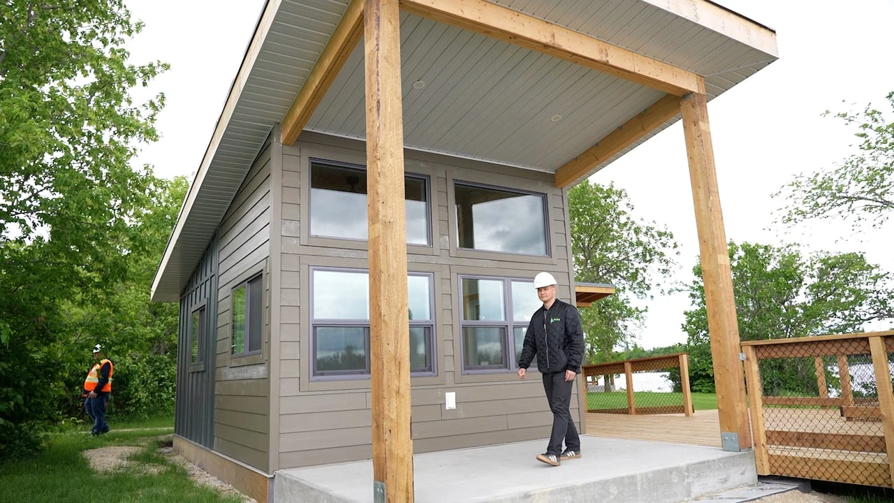 First mini cabins in Manitoba parks set to open in St. Malo by early summer
