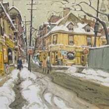 John Little, whose paintings showed the raw side of Montreal, dies at 96