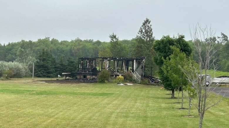 5 people escape weekend fire that destroyed home near Kensington, P.E.I.