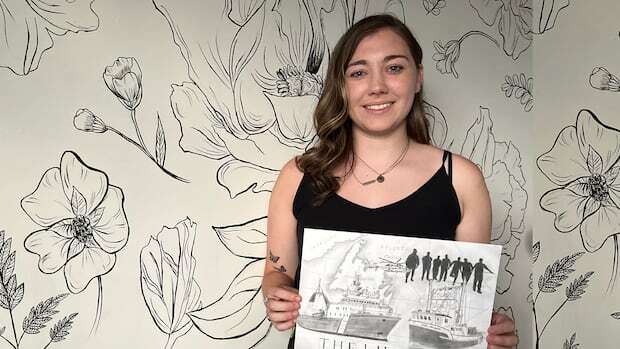 Moved by the rescue of the 'Lucky 7,' Gander artist creates tribute sketch