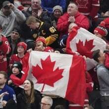 'That only us command' Chantal Kreviazuk changes O Canada lyrics at hockey game against U.S.