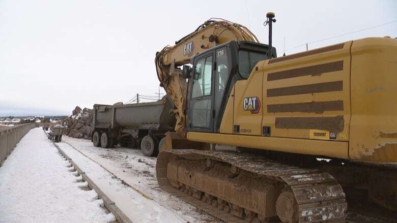 Work underway to protect Souris causeway from erosion