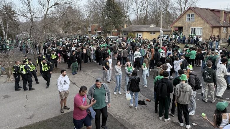 Police made 17 arrests, laid over 250 charges during St. Patrick's Day celebrations in Waterloo