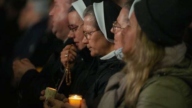 Hospitalized Pope Francis sends audio message to faithful at St. Peter's Square