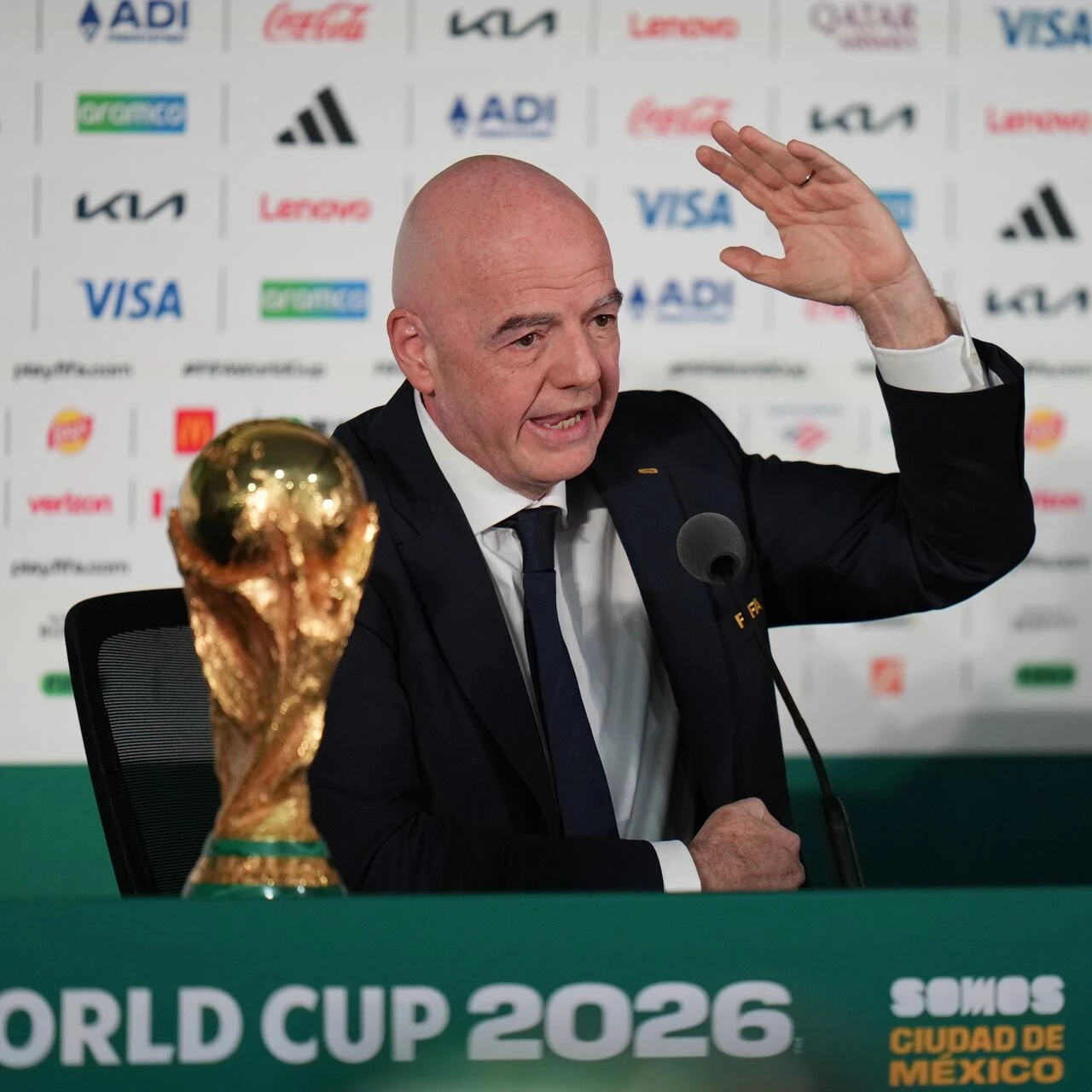 FIFA president defends World Cup ticket prices, says fans 'should chill' about ref denied U.S. entry