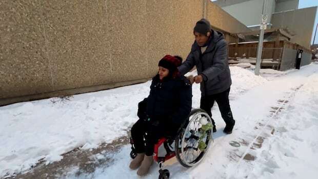 See how this disabled Saskatoon woman searches for safe access in winter