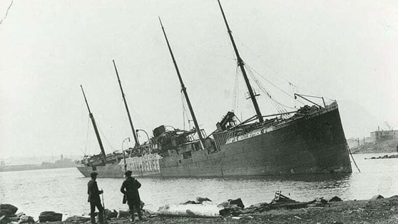 Pieces of Halifax Explosion ship have been found but it's not clear if the public will see them