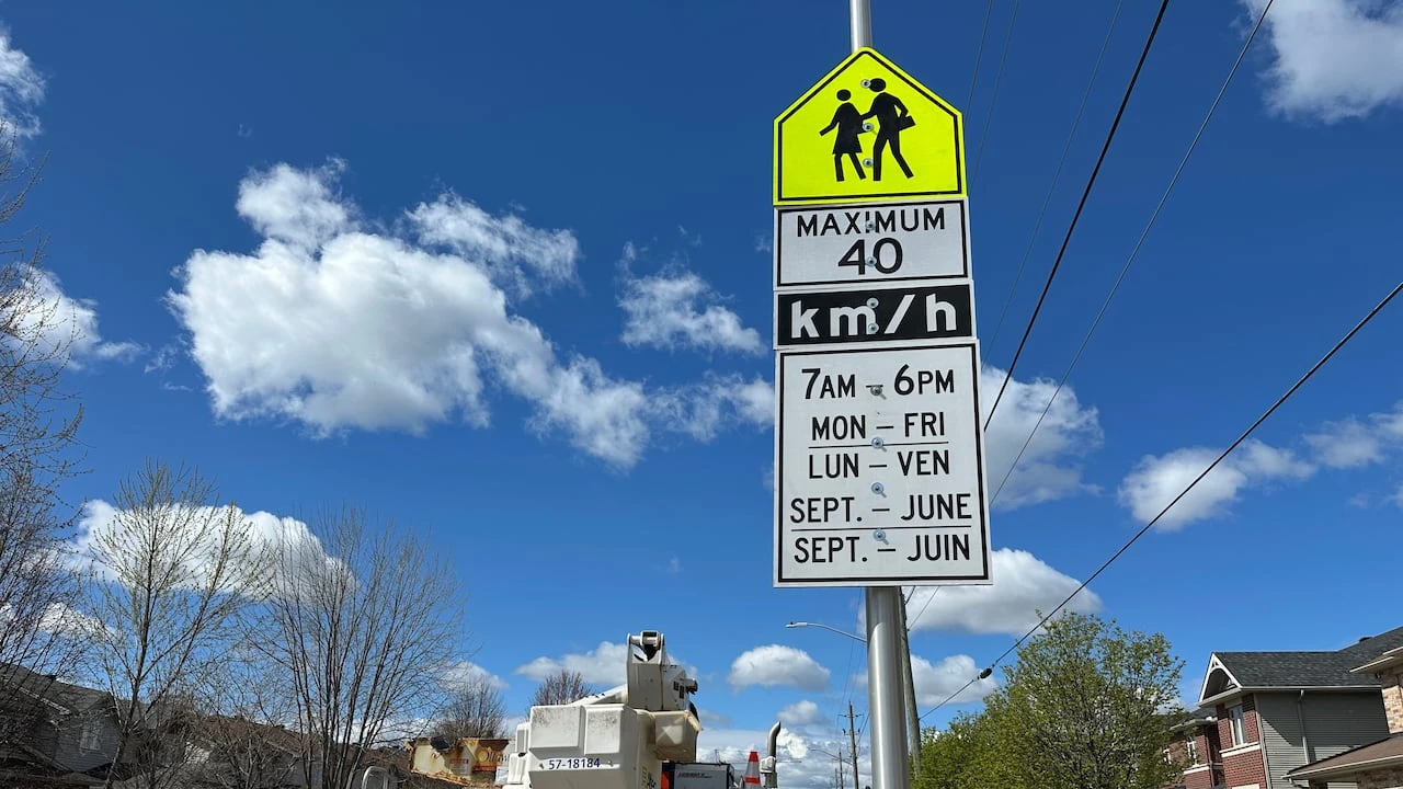 These large signs are going up in Ottawa where speed cameras used to be