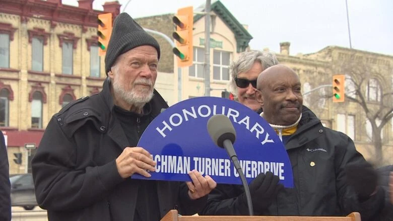 Winnipeg's rock history put on the map as road gets honorary Bachman-Turner Overdrive name