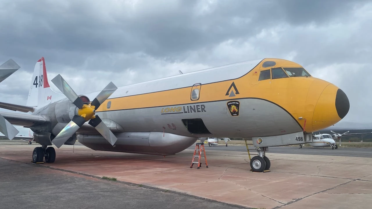 1950s passenger airliner converted to airtanker among Yukon’s aerial firefighting fleet